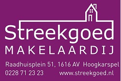 Streekgoed Makelaardij Hoofdsponsor