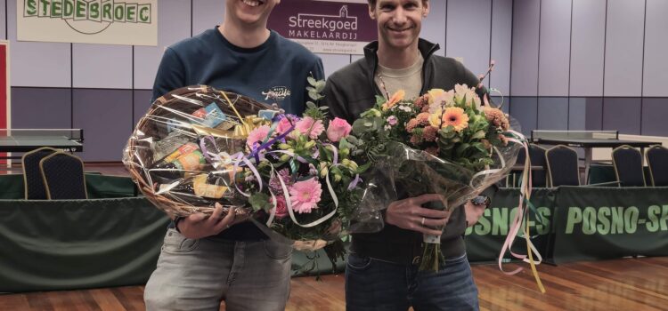 Mark en Robert nemen afscheid van het hoofdbestuur